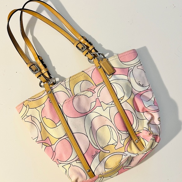 Coach Pastel Optic Handbag - Picture 1 of 3